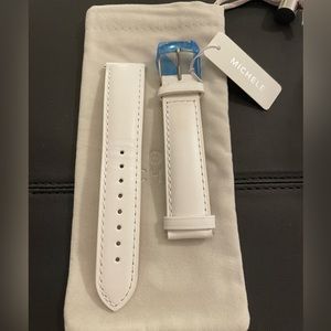 Michele Leather Watch Strap 18mm NWT